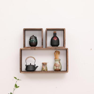 China Modern Home Decor Wooden Floating Shelving Storage Wall Hanging Shelves Expandable Display Storage Shelves for sale