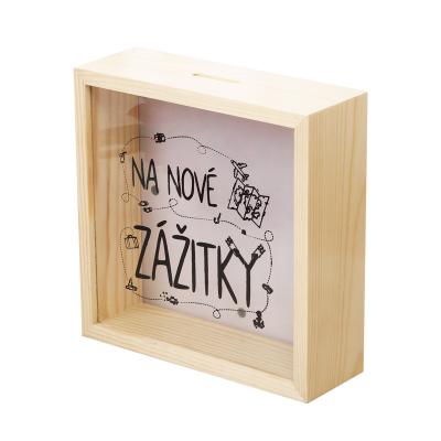 China Creative Multifunctional Children's Photo Frame Piggy Bank Square Wooden Photo Frame Photo Frame for sale