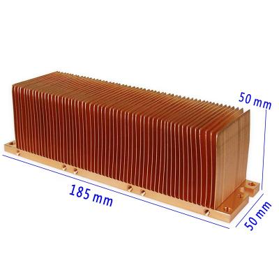 China Led Lighting Cheap Customizable Radiator China Factory Sales Copper Material Heatsink Directly for sale