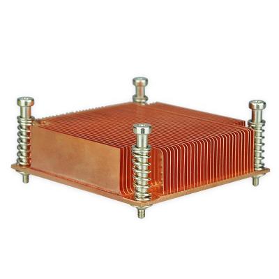 China Widely applied pure copper dodging LGA775 radiator sold from Dongguan factory directly for sale