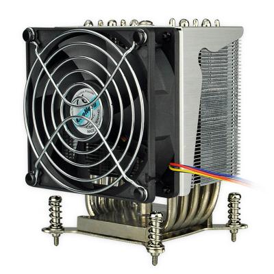 China Cooler Computer Case 115x 3U Server CPU Radiator Desktop CPU Workstation CPU Fan 5 Heat Pipes for sale