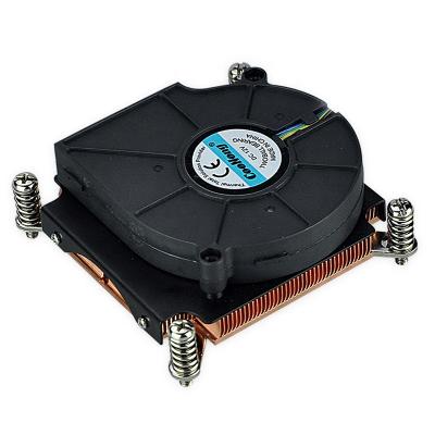 China Industrial CPU Radiator Pure Copper Copper Case LGA2011 2066 Server 1U Computer CPU Heatsink for sale