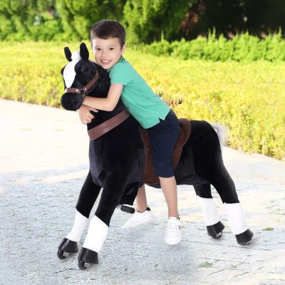 China 2021 Eco-friendly Custom Hot Selling XIHA Horse Riding Toys Kids Wooden Rocking Horse For Sale for sale