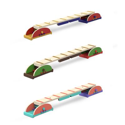 China Kids Learning Playing Wooden Toy Balance Beam For Kids Indoor Playground Board XIHA Montessori Toddler Seesaw Swing Balancing Set for sale