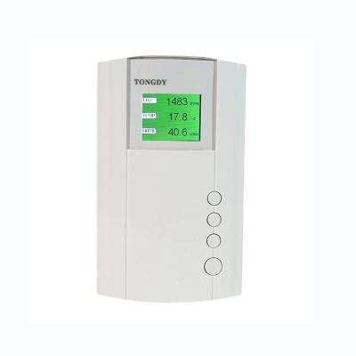 China 24 Hours Real CO2 Temperature Humidity Monitoring Controller With Analog Modbus Relay for sale