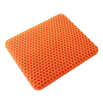 China Factory Directly Selling Car Anti-static Cushion Gel Honeycomb Cushion Egg Silicone Protective Office Cool for sale