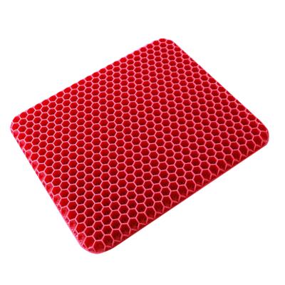 China Environmental Cloth Jelly Gel Seat Cushion Orthopedic Ergonomic Colorful Custom Wholesale Anti-Static Stadium Outdoor Cushion for sale