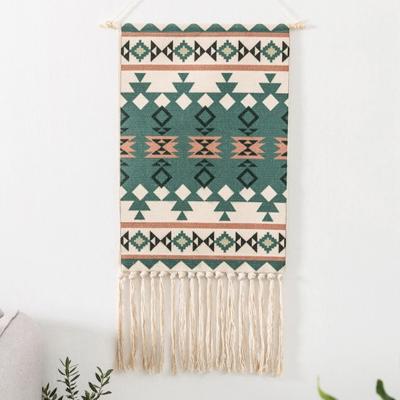 China Decorative Jacquard Macrame Wall Hanging Tapestry Hic Home Interior Wall Decor for sale