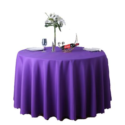 China Christmas Party Hotel Waterproof Diner And Restaurants Luxury Fancy Round Shopping Decoration Business Gingham Shiny Turkish Tablecloth for sale