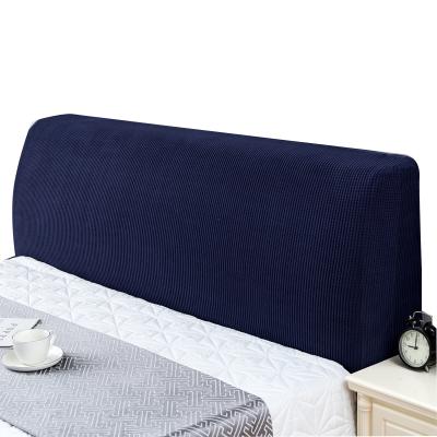 China Newly Designed High Elastic Stretching Washable Cover Universal Magic Durable Solid Color Head Board Cover Eco-friendly Wholesale for sale