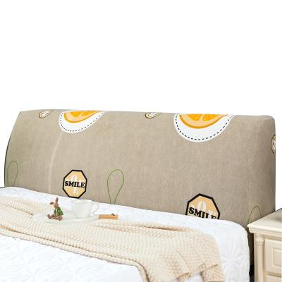 China Universal High Quality Eco-friendly Floral Magic Wholesale Printed Stretching Elastic Soft Washable Durable Slipcover Head Board Cover for sale