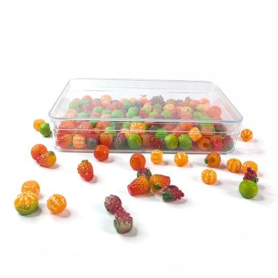 China Recyclable Clear Acrylic Plastic Boxes Small Candy Box With Lid 2.16 * 2.16 Inch Clear Cube Box 2.16 * Square Containers for sale