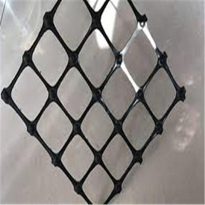 China Contemporary factory price pp biaxial geomalla plastic geogrid 30-30kN/m for soil reinforcement for sale