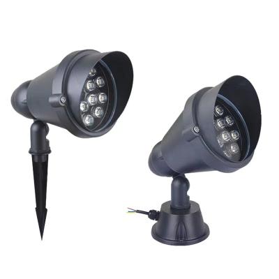 China 12v ip66 3w 6w 9w 12w Waterproof Aluminum LANDSCAPE Pathway Lawn Lamp Landscape Spot Light Spike Spike Outdoor Garden Spotlight Led Garden Light for sale