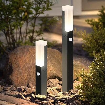 China New LANDSCAPE decorative induction yard garden outdoor waterproof ip65 5w 7w 10w led lawn light for sale