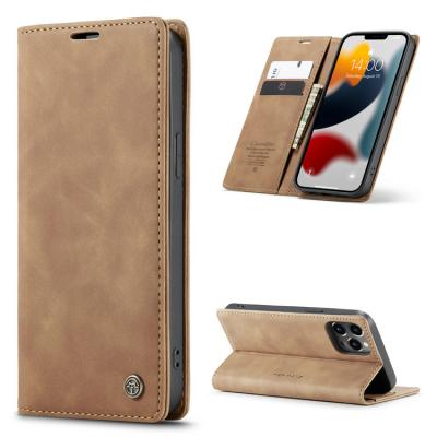 China Caaeme Shockproof Cell Phone Case For Google Pixel 6 Pro Leather Case for sale