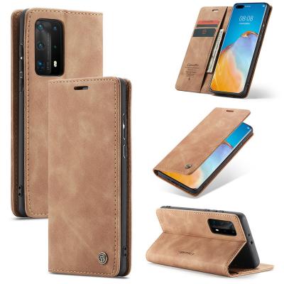 China Wallet Case For HUAWEI P40 pro plus CaseMe 2020 Newest Cover Phone Case For Huawei P40 pro plus Kickstand Cash Pocket Wholesale Flip Cover For Huawei P30 P20 pro for sale