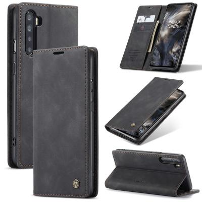 China Retro PU Leather Top CaseMe 2021 Selling For Oneplus 9 8 pro 7T 8T 9 Case Wallet Flip Cards Slots Mobile Phone Case Accessories For One plus Nord for sale