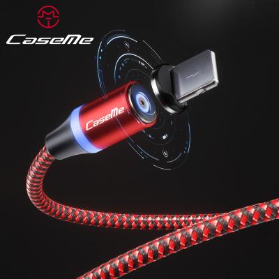 China Wholesale Magnetic Fast Charging CaseMe USB Fast Charging Cable Cables Overflowing Phone Accessories Cable USB Led Luminous Micro Ignition Data Cables for sale