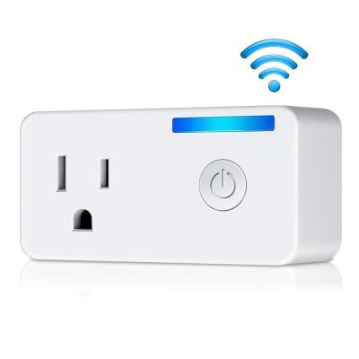 China Electric power mornitoring XS-SSA05 220V USA standard electric wireless wifi outlet smart outlet adapter work with alexa google home for sale