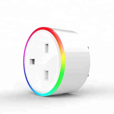 China Hot Alexa wifi socket outlet timer switch AC smart work with Alexa Echo Google Home IFTTT APP remote control UK tuya for sale