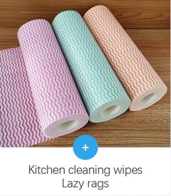 China Sustainable Universal Disposable Nonwoven Pulp Roll Nonwoven Wood Kitchen Cloths Kitchen Cloths Wet Cloths Towel for sale