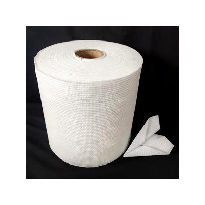 China Factory supply water absorption non woven fabric direct sales hot white fabric roll nonwoven fabric manufacturer for sale