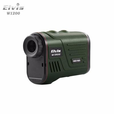 China 1200M Portable Laser Range Finder Golf With Flip And Pinseeker 127mmx80mmx43mm for sale