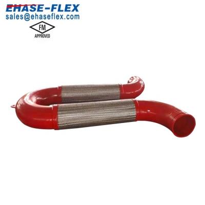 China Seismic Construction FM U-Cable Fire Loop Expansion Joint Loop Pipe Grooved Type for sale