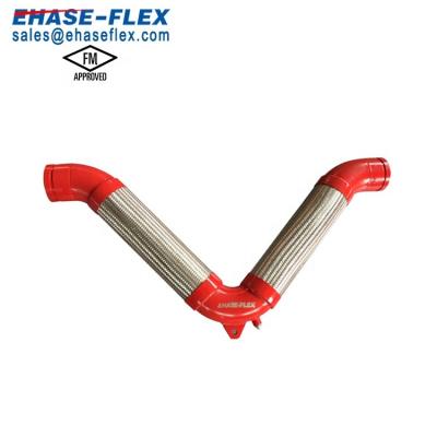 China U-cable Seimic Expansion Joint Loop For Pipe Line FM Firefighting Loop Big Motion Seismic Expansion Joint For Fire Sprinklers V Cable for sale