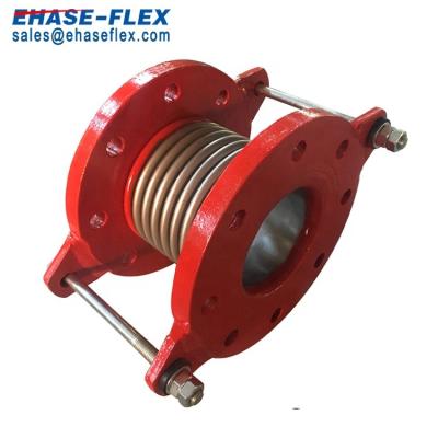 China Pipe Compensator Used In High Temperature Corrugated Stainless Steel Bellows Pipe Compensator With Internal Sleeve for sale