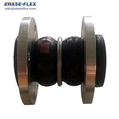 China Seawater Freshwater Acid Double Liquid Sphere EPDM Double Expansion Joint for sale