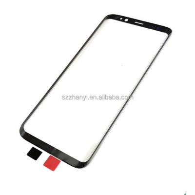 China Wholesale Price High Quality High Quality Galaxy S8 S8+ S8 Plus Phone Repair Parts LCD Top Cover Glass Lens Replacement for sale