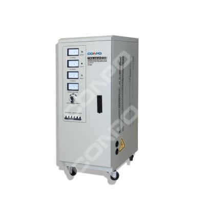 China TNS TNS-6KVA Three Phase AC Voltage Regulator AVR 380V/400VAC Servo Motor Type Automatic Stabilizer for sale