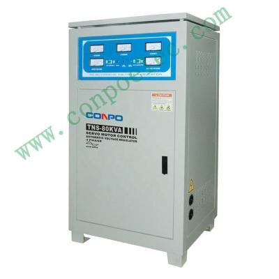 China New) TNS TNS-75kva/80kva AC Voltage Stabilizer AVR 380V/400V Three Phase Servo Motor Type High Accuracy Automatic Regulator ( for sale