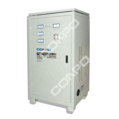 China TNS TNS-100KVA Three Phase Servo Type Automatic Stabilizer AVR Estabilizador de voltaje 380V/400VAC, 220V/230VAC for sale