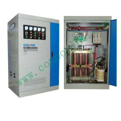 China SBW SBW-150KVA 3Phase Servo Motor Automatic Stabilizer AVR Estabilizador de voltaje 220/380/400/415VAC Type Voltage Regulator for sale