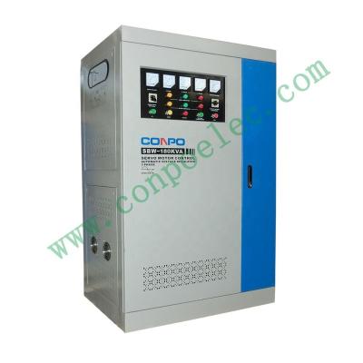 China SBW SBW-180KVA 3Phase AC Voltage Stabilizer Regulator AVR Servo Motor Fully Automatic Compensated Type 380/400/415VAC and 220/230VAC for sale