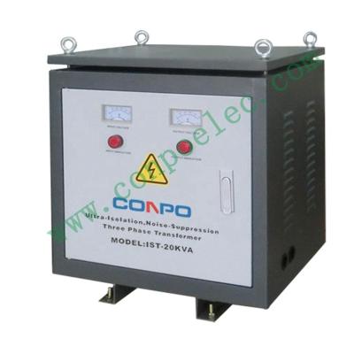 China Isolation/Isolation IST-20KVA Three 3 Phase Isolation Transformer 20KVA Step Down Transformer 110/120V/200V/220V/230V/240V etc. optional for sale