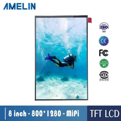 China 800*1280 High Resolution 8.0 Inch IPS TFT LCD With MIPI Interface EK79029 Brand New 8.0 Inch for sale