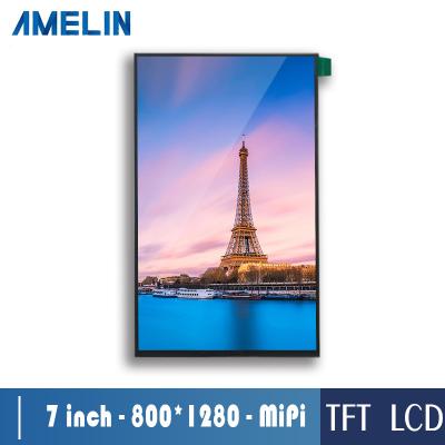 China high definition 7 inch tft lcd 800x1280 with mipi 7 inch lcd display 7 inch cell phone lcds for sale