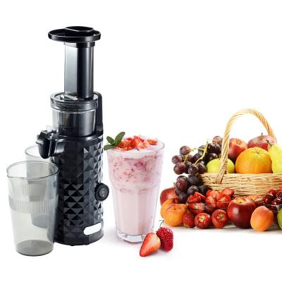 China SJ-002 Korea Household Vertical Electric Fruit Juicer Automatic AC Motor Masticating Cold Press Mini Citrus Whole Extractor Slow Juicer for sale