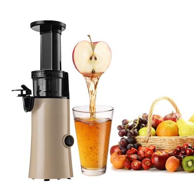 China SJ-007 Outdoor Orange Power Juicer Electric Centrifugal Citrus Blenders and Juicer Portable Cold Press Juicer for sale