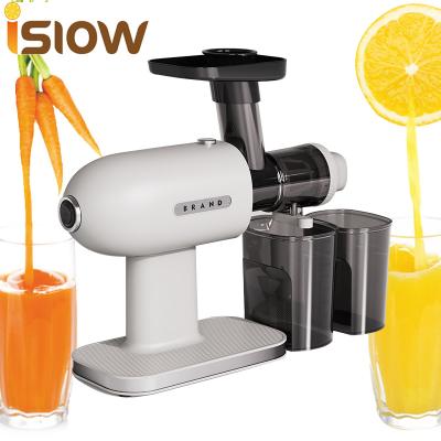 China Original Home Fruit Juicer Commercial Automatic Horizontal Slow Press Cold Orange Fruit Masticating for sale