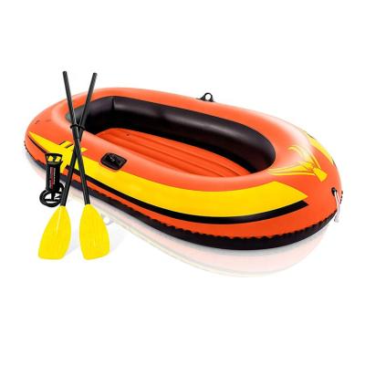 China High Quality PVC Fishing and Recreational Family Traveling Canoe Canoe Kayak with Paddle for sale