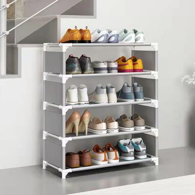 China 2020 Modern Folding Storage Shoe Cabinet Shoe Adjustable Shoe Rack DIY Factory (Height) for sale