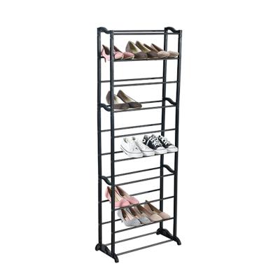 China (Height) four-layer stainless steel single shoe rack adjustable single installation for sale