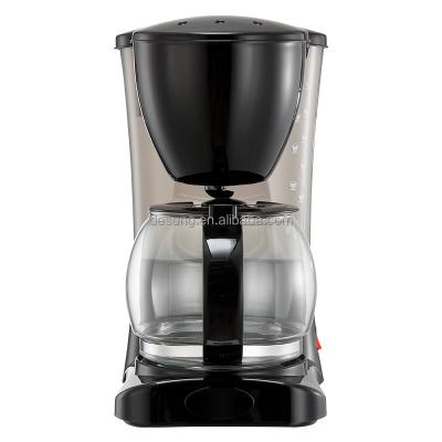 China Manufacturers Glass Coffee Machine Home Application 12 Drip Automatic Hotel Kitchen Pot Cups 1.2L for sale