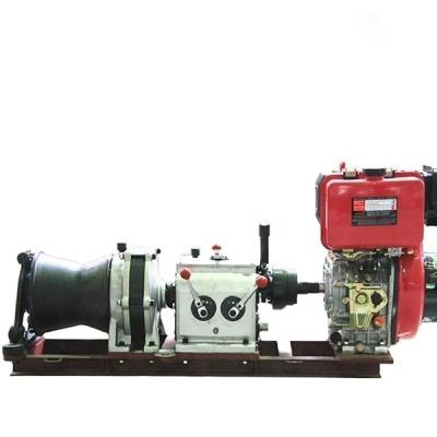 China Mining CRANES Andes 50KN 80KN winch, forestry winch, winch for wood for sale