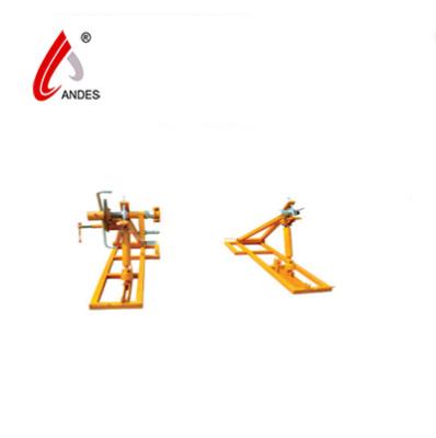 China 5 Ton Mechanical Cable Jack Stand With Spindle Profit Stand Cable Drum Stranding for sale